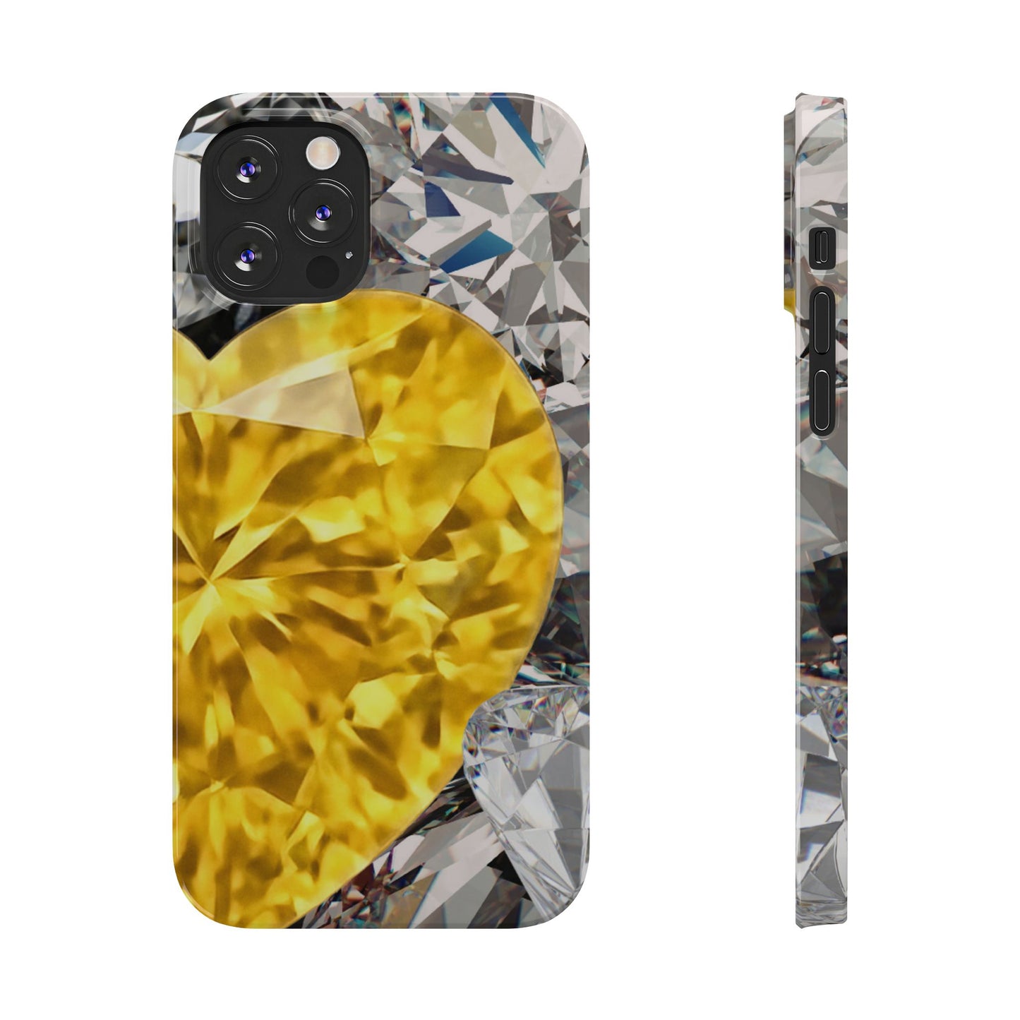Slim Phone Case – Heart of Gold