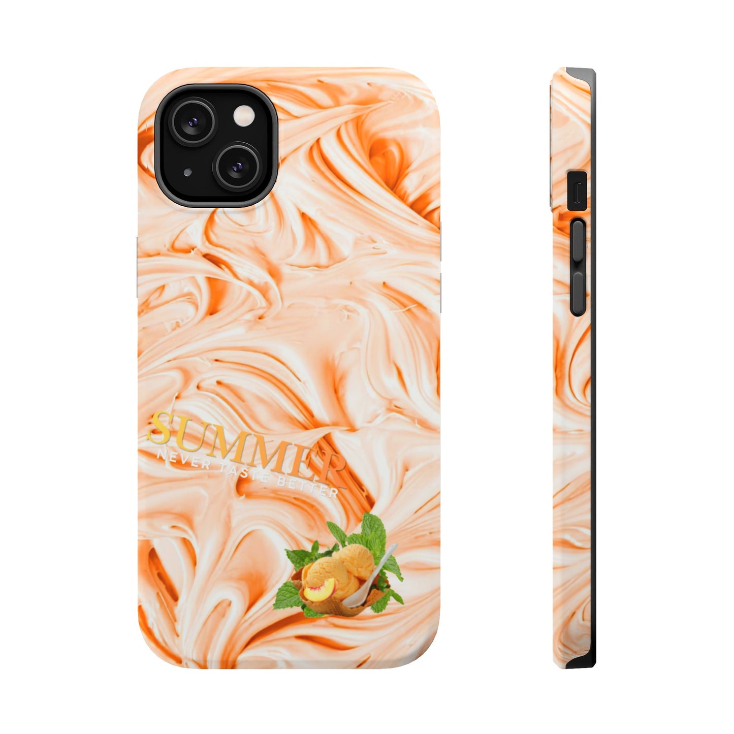 Wireless-Charging Compatible Case – Peach Sorbet