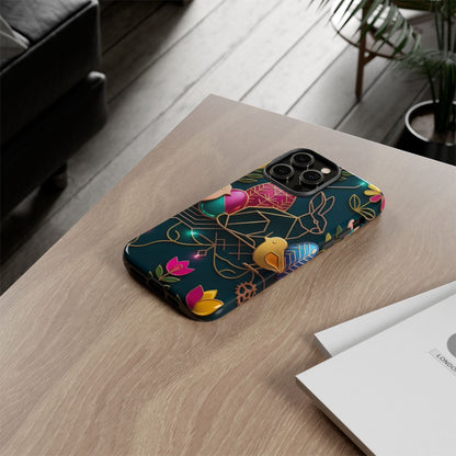 Protective Phone Case – Jeweled Garden