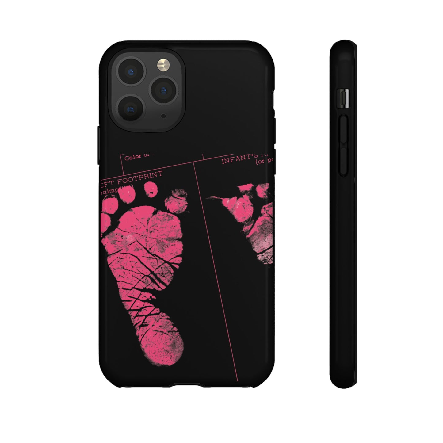 Protective Phone Case – Mom’s Little Pink Footprints