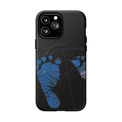 Protective Magnetic Phone Case – Mom’s Little Blue Footprints