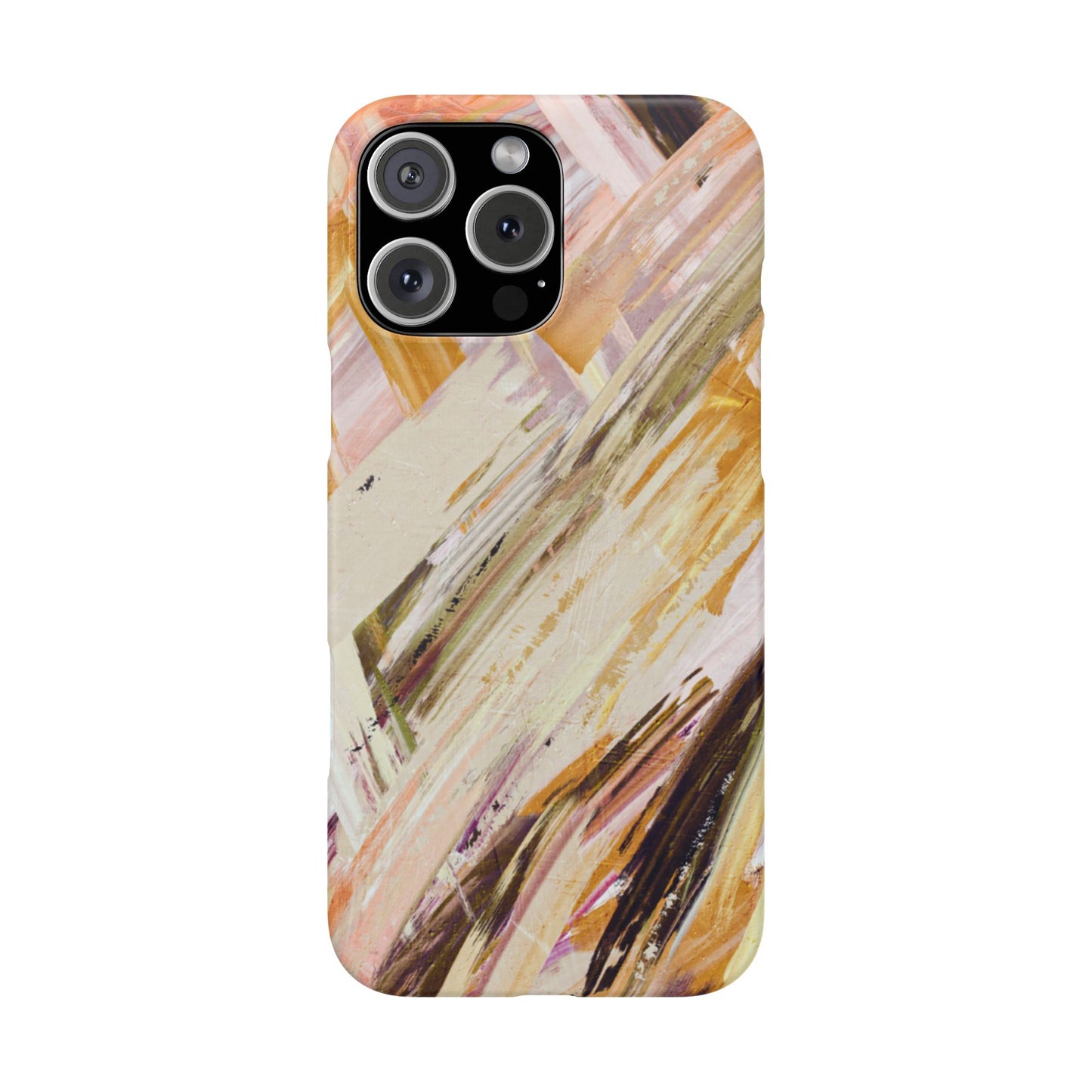 Snap Phone Case – Brush & Bronze