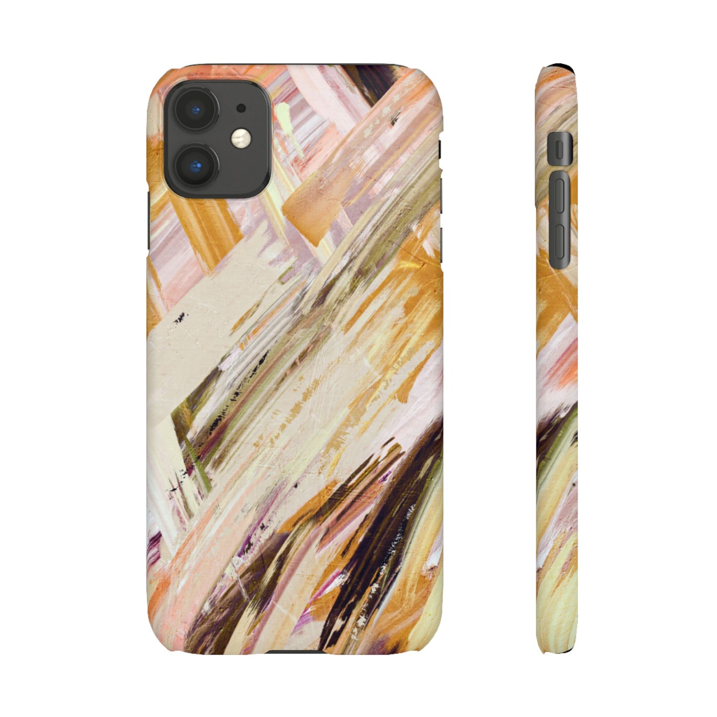 Snap Phone Case – Brush & Bronze