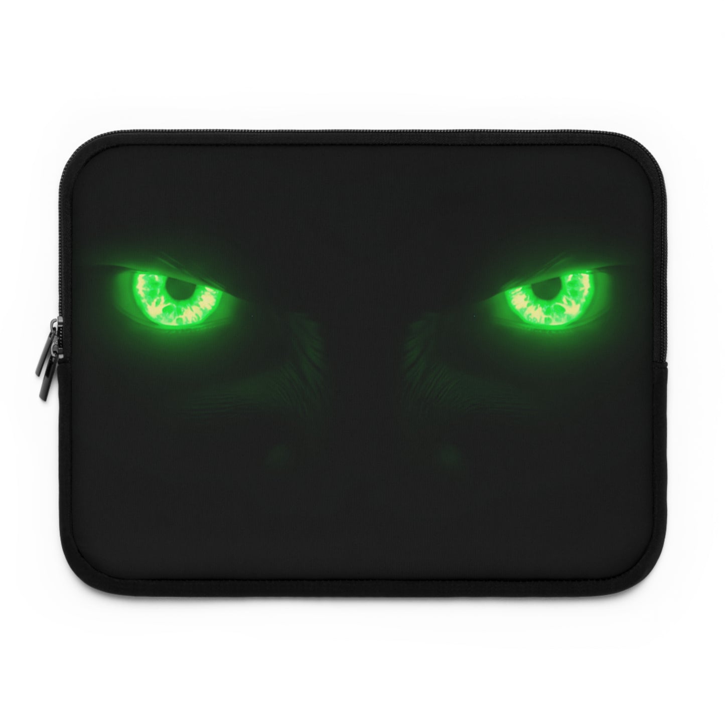 Laptop Sleeve – Neon Green Monster Eyes