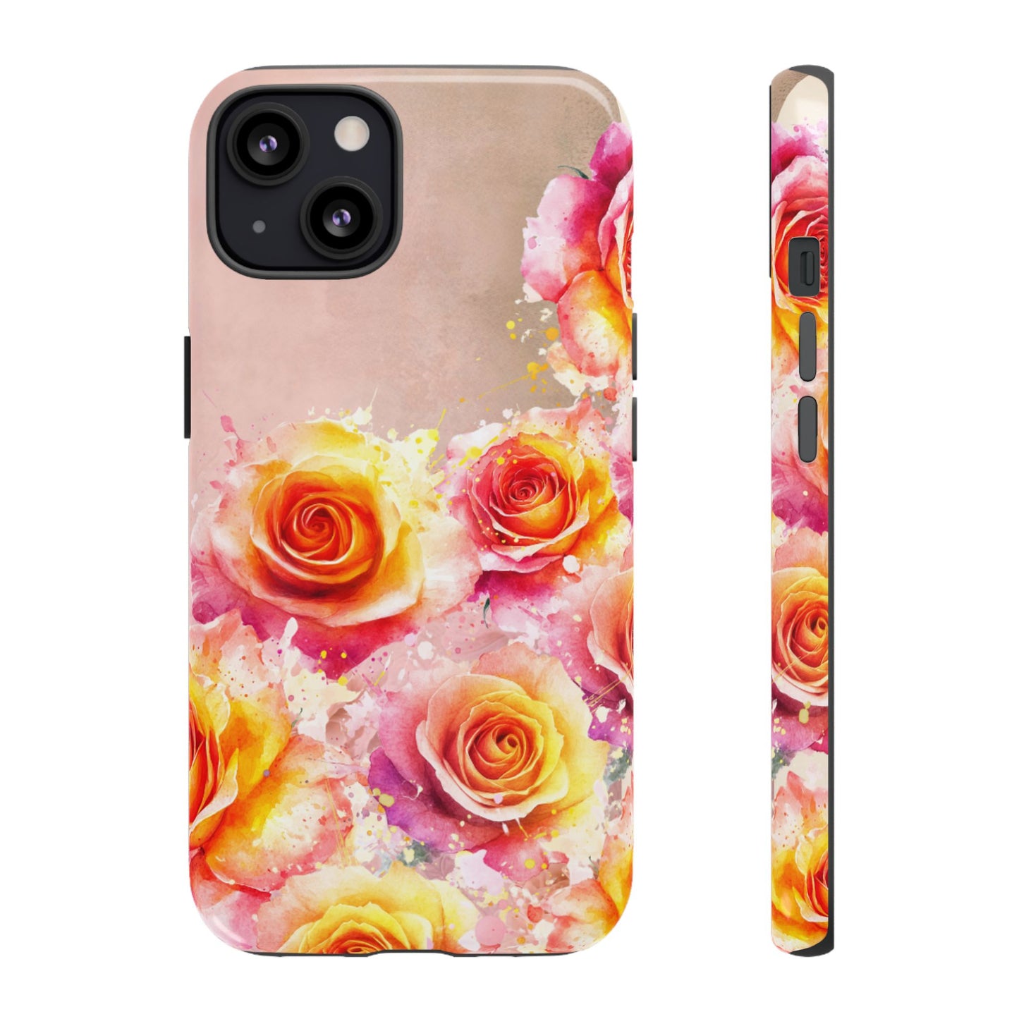 Protective Phone Case – Sunset Roses
