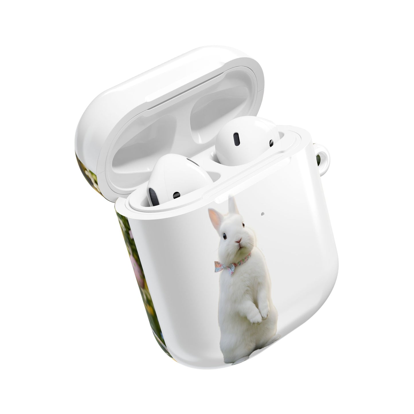 Earbud Case Cover – Pastel Pop Bunny