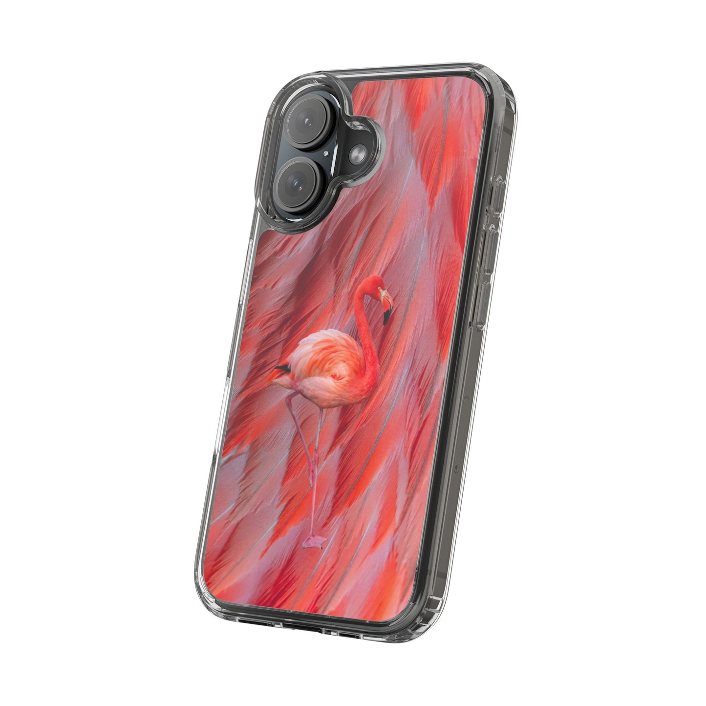 Clear Phone Case – Scarlet Plume
