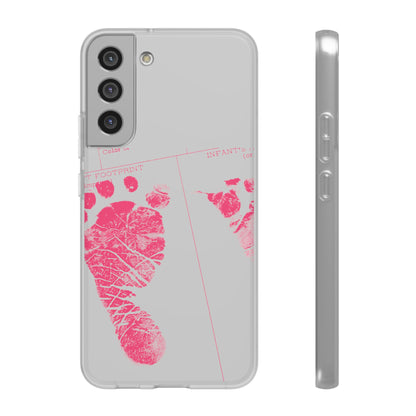 Flexi Case – Mom’s Little Pink Footprints