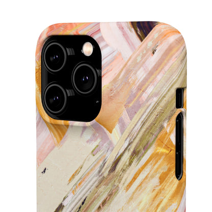 Snap Phone Case – Brush & Bronze
