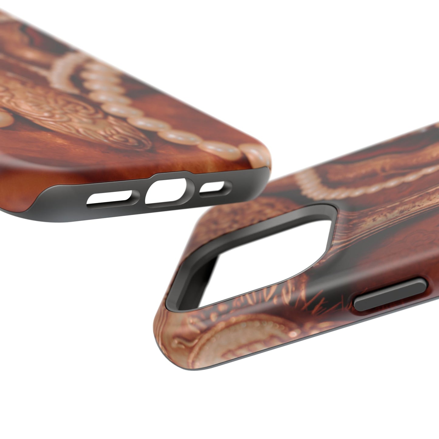 Impact-Resistant Phone Case – Bronze Vanity