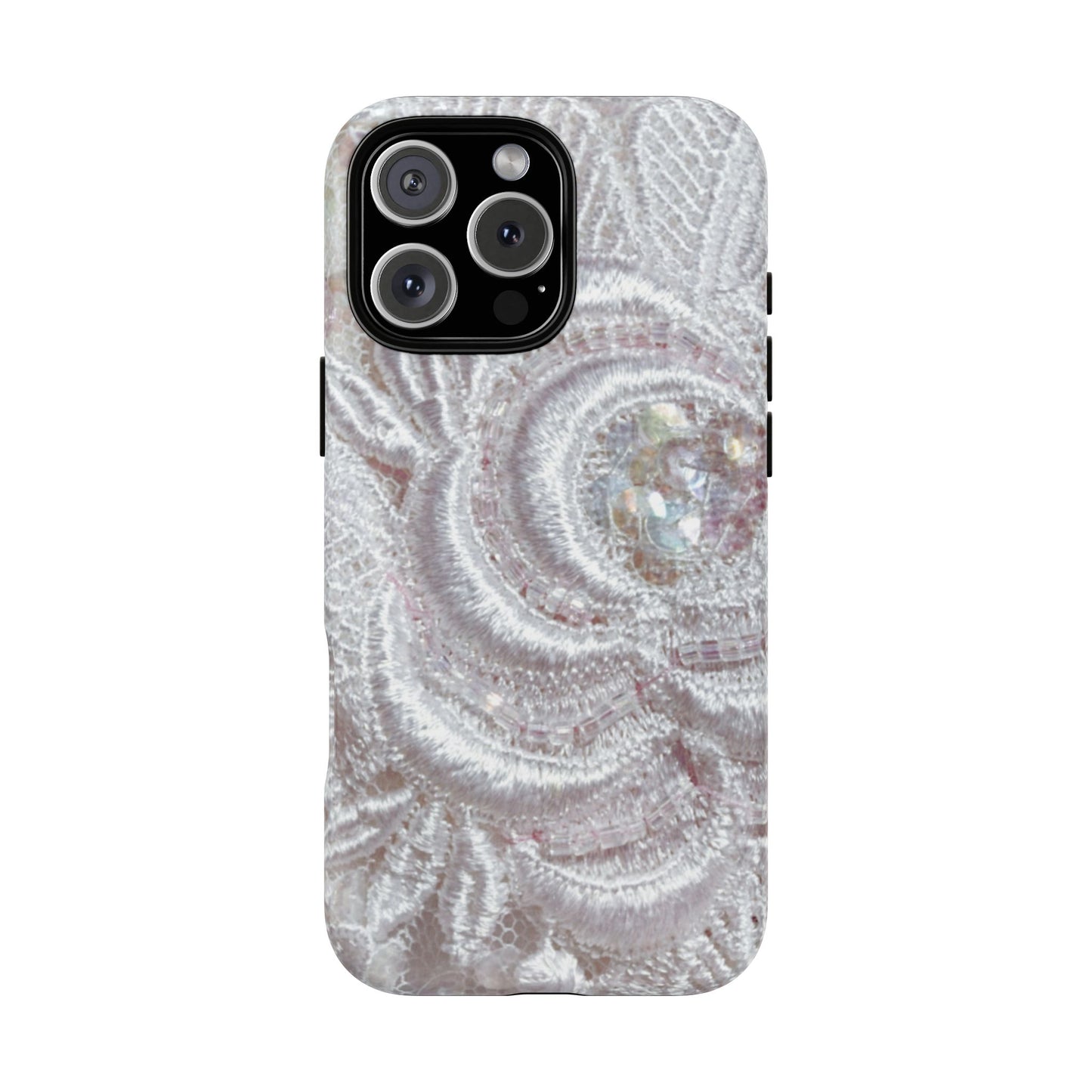Protective Magnetic Phone Case – Lace Veil