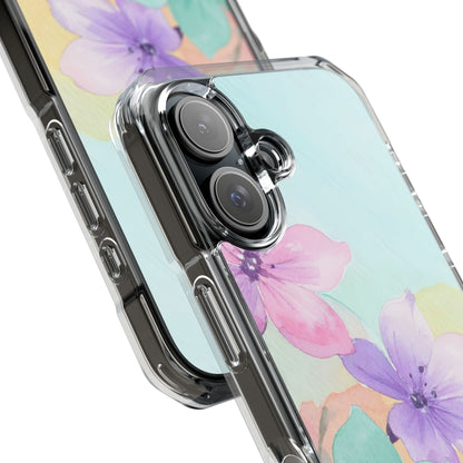 Clear Magnetic Phone Case – Water Petal