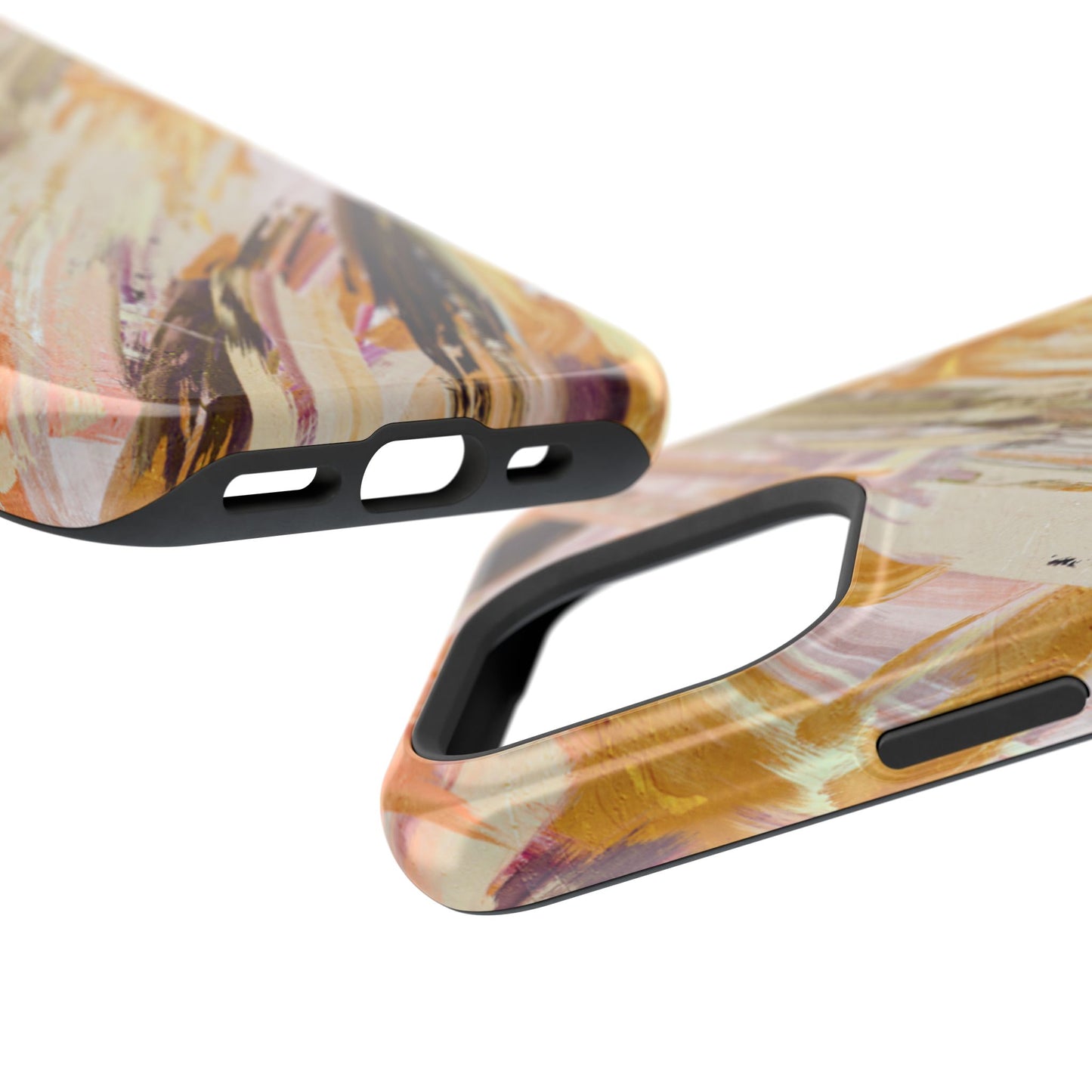 Wireless-Charging Compatible Case – Brush & Bronze