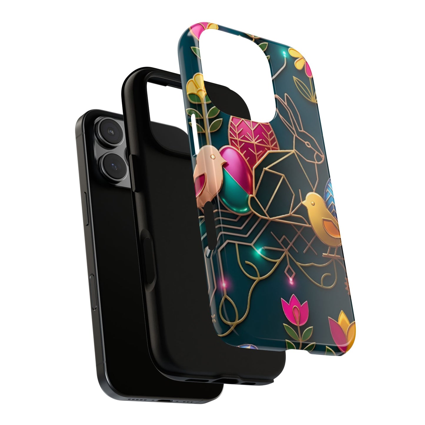 Protective Phone Case – Jeweled Garden