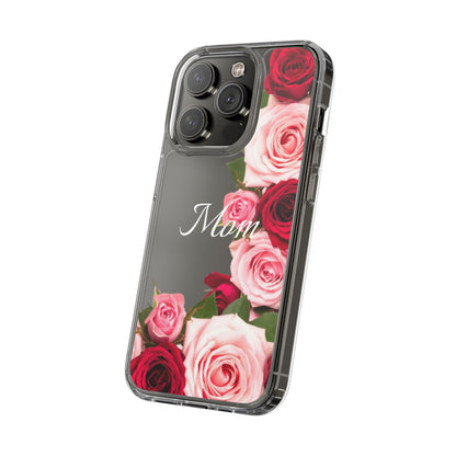 Clear Phone Case – Mom’s Rose Bouquet