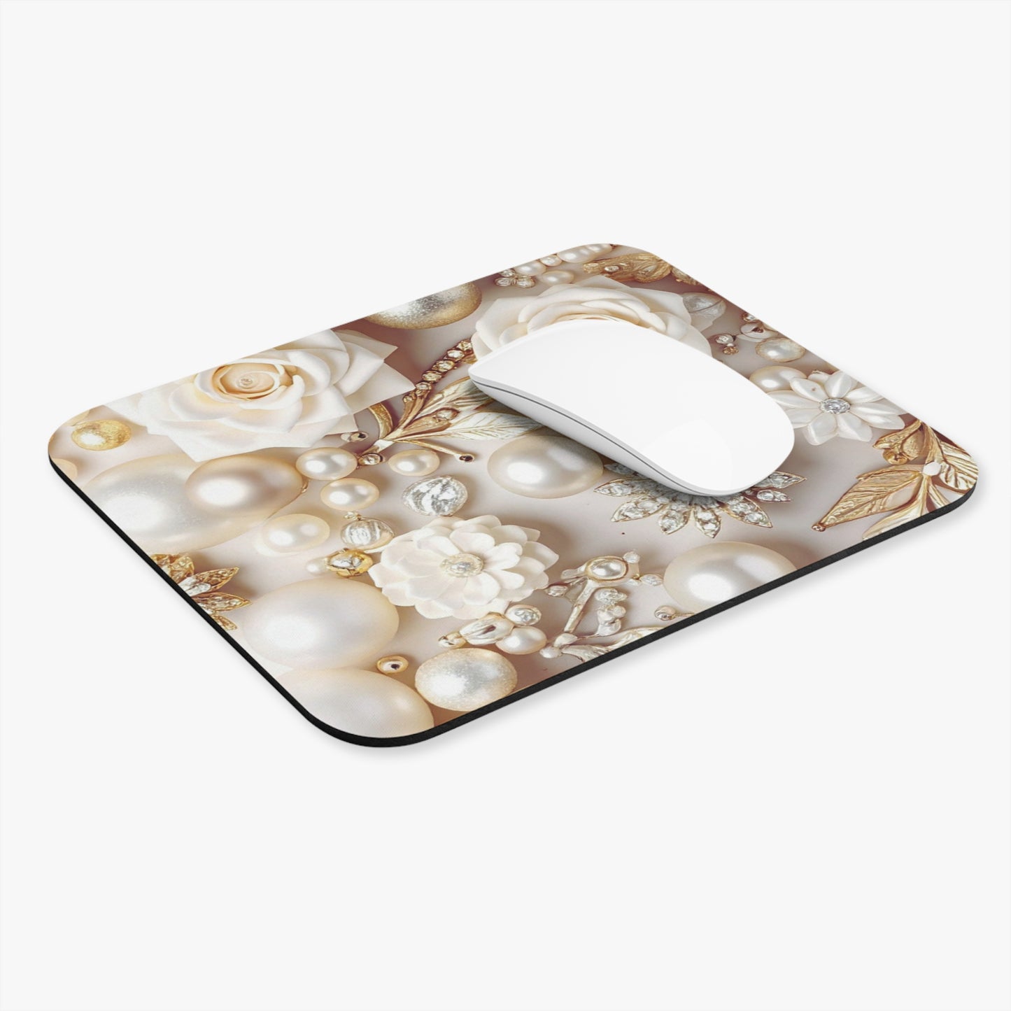 Mouse Pad – Ivory Opulence