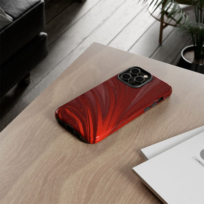 Protective Phone Case – Crimson Current