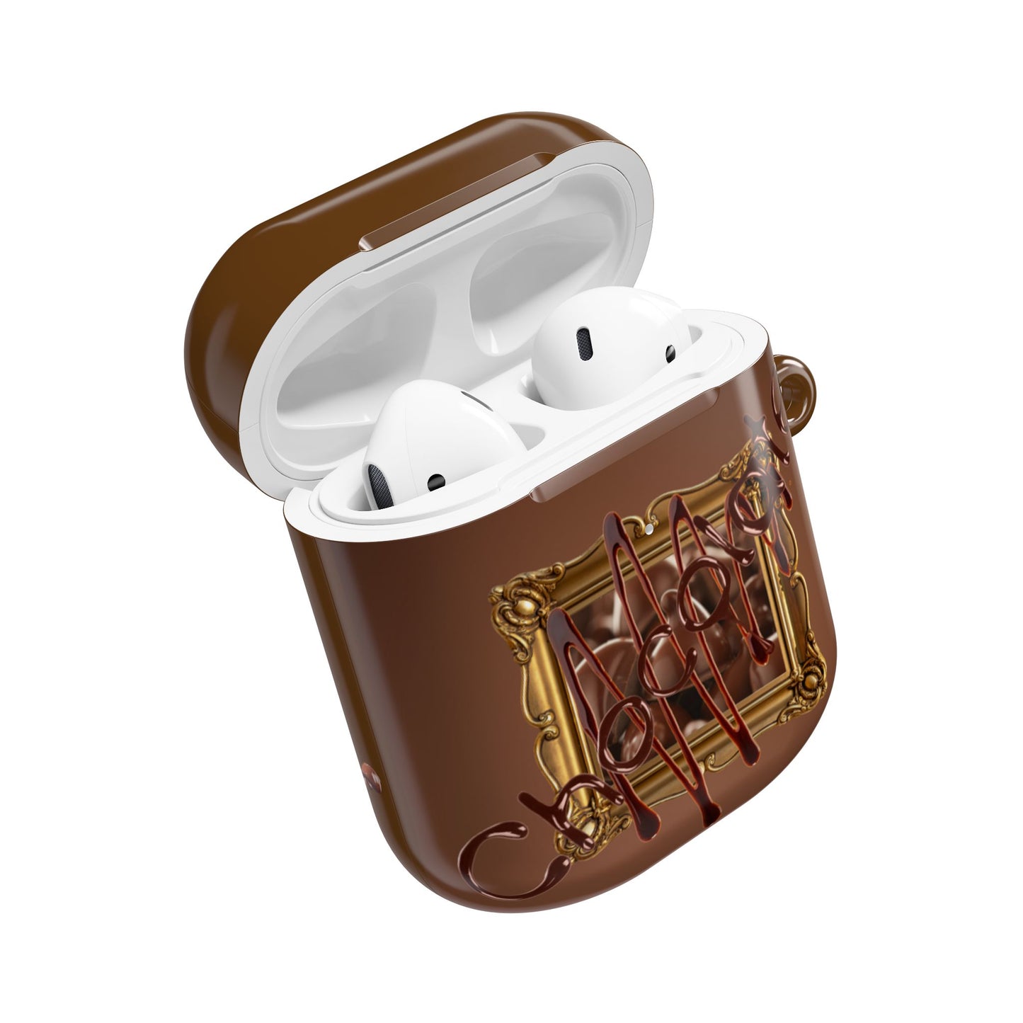 Wireless Earbud Case Cover – Chocolate Truffle