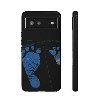 Protective Phone Case – Mom’s Little Blue Footprints