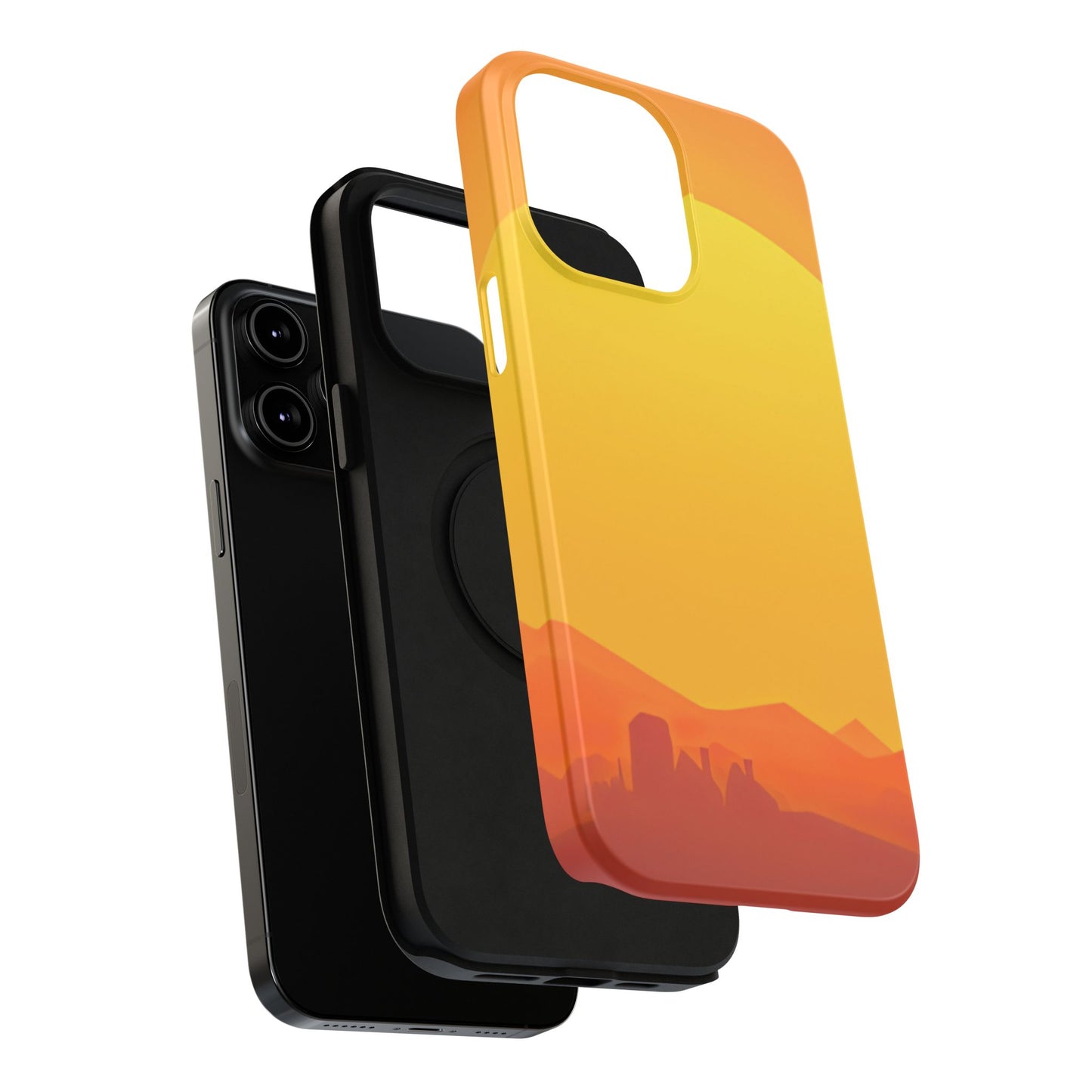 Impact-Resistant Phone Case – Desert Sunrise