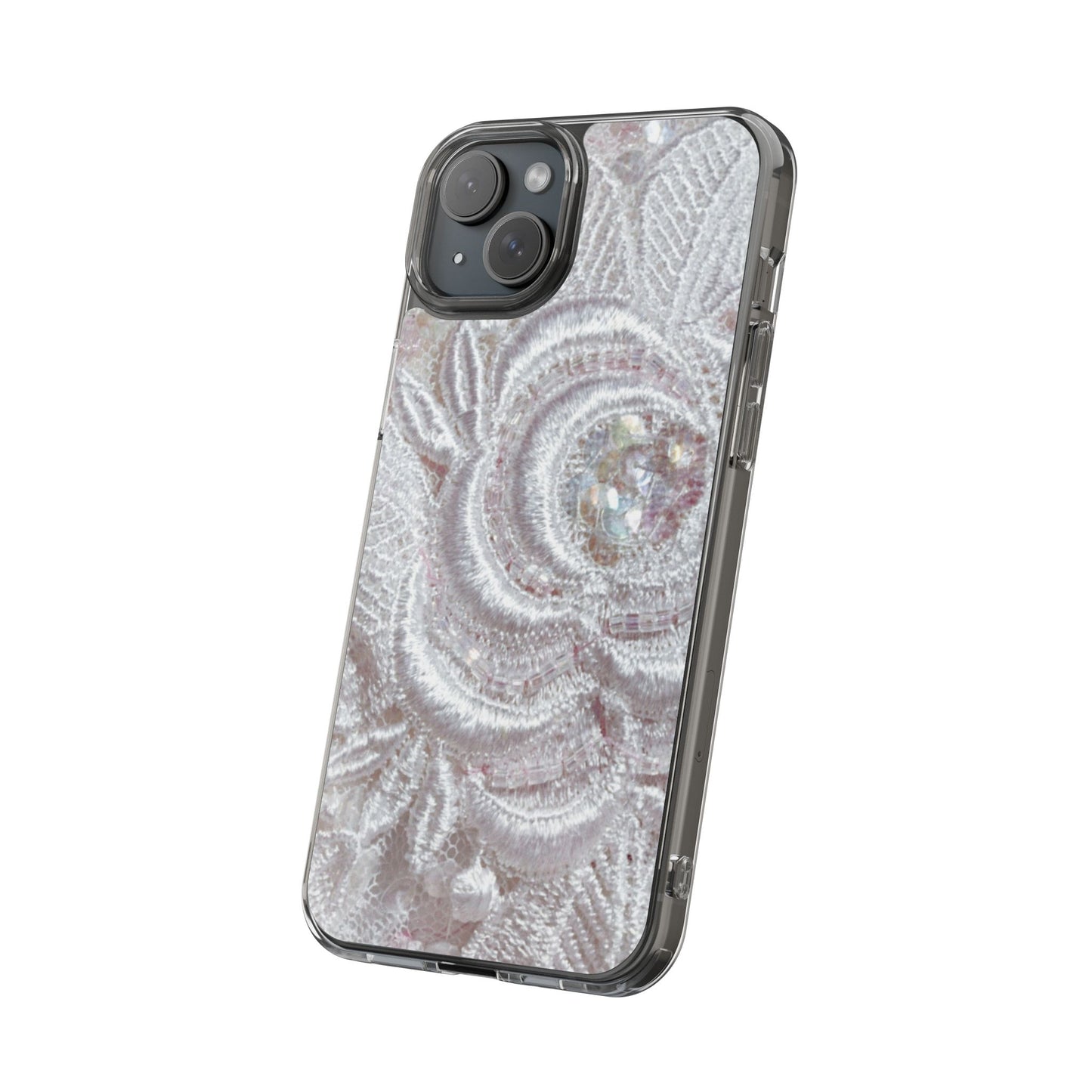 Clear Phone Case – Lace Veil