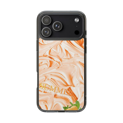 Clear Phone Case – Peach Sorbet