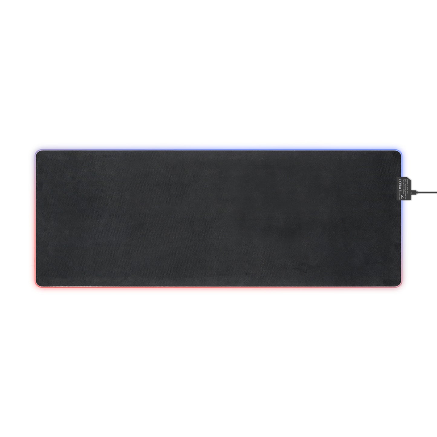 LED Gaming Mouse Pad — Cute Zombie Graveyard RGB Desk Mat