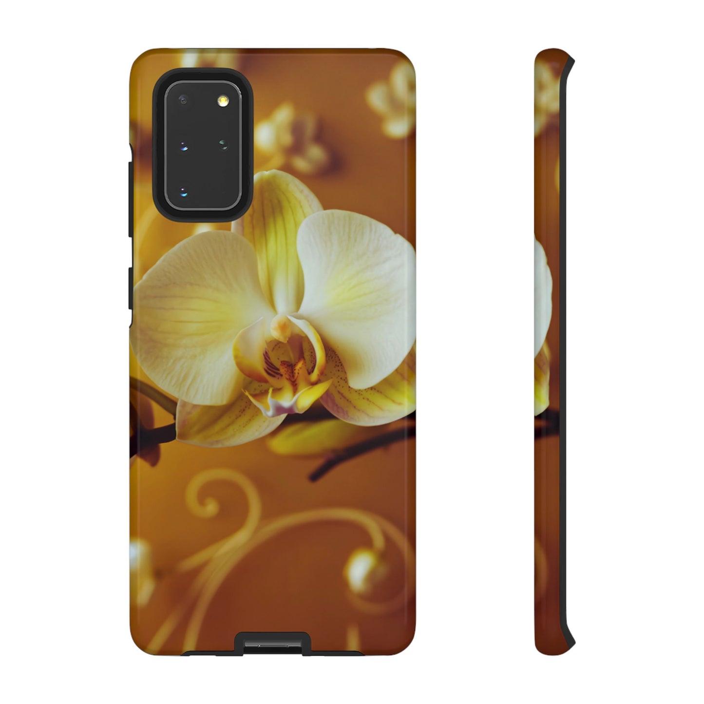 Protective Phone Case – Amber Orchid