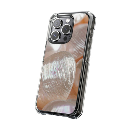 Clear Magnetic Phone Case – Blush Pearl