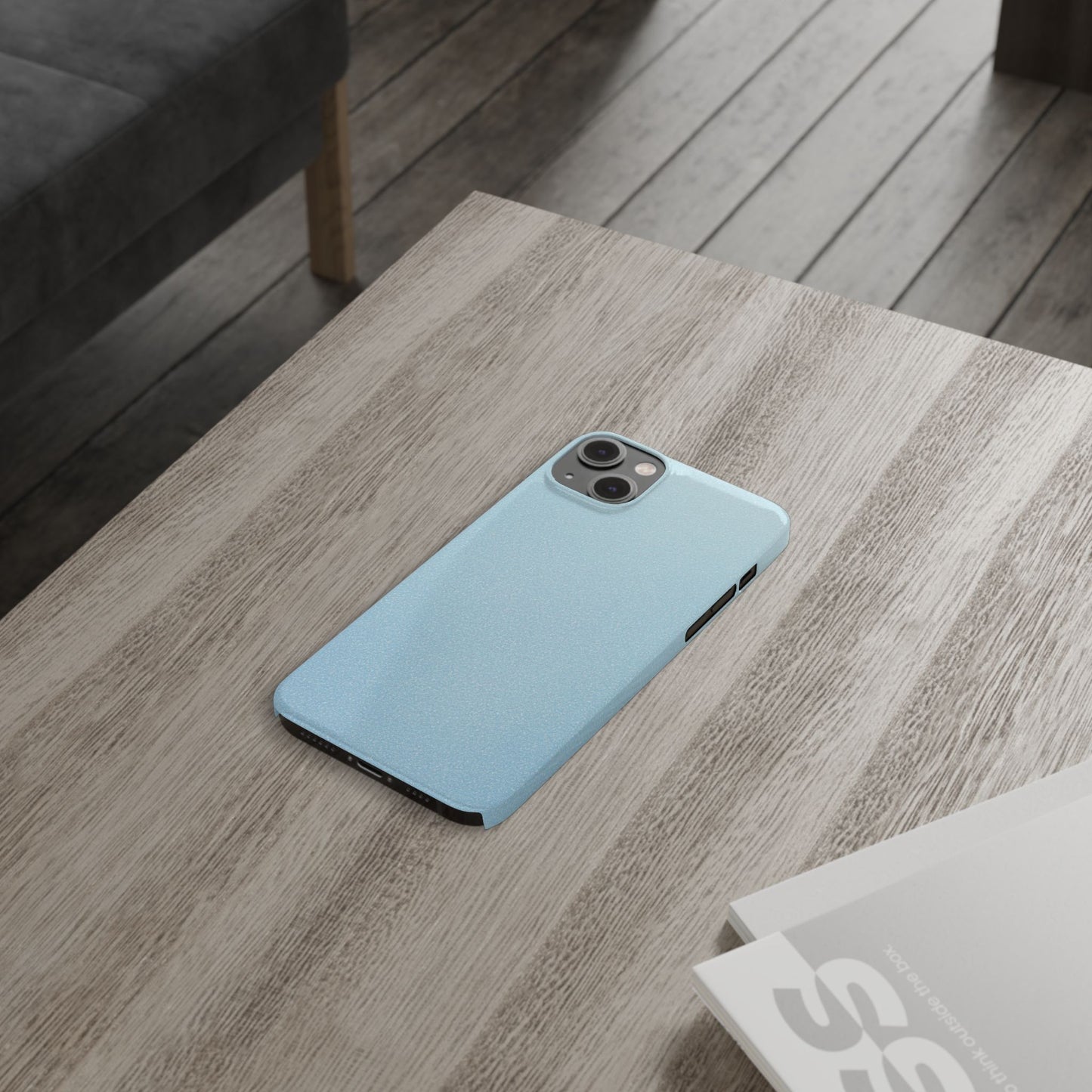 Slim Phone Case – Blue Whisper