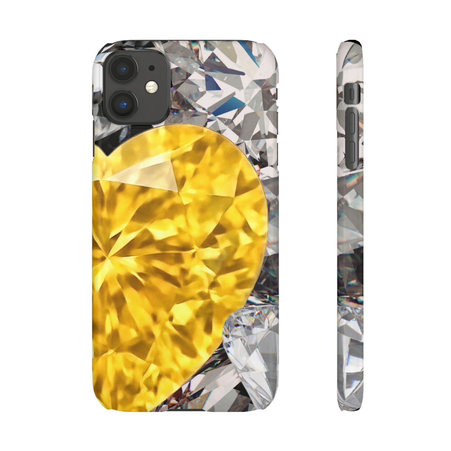 Snap Phone Case – Heart of Gold