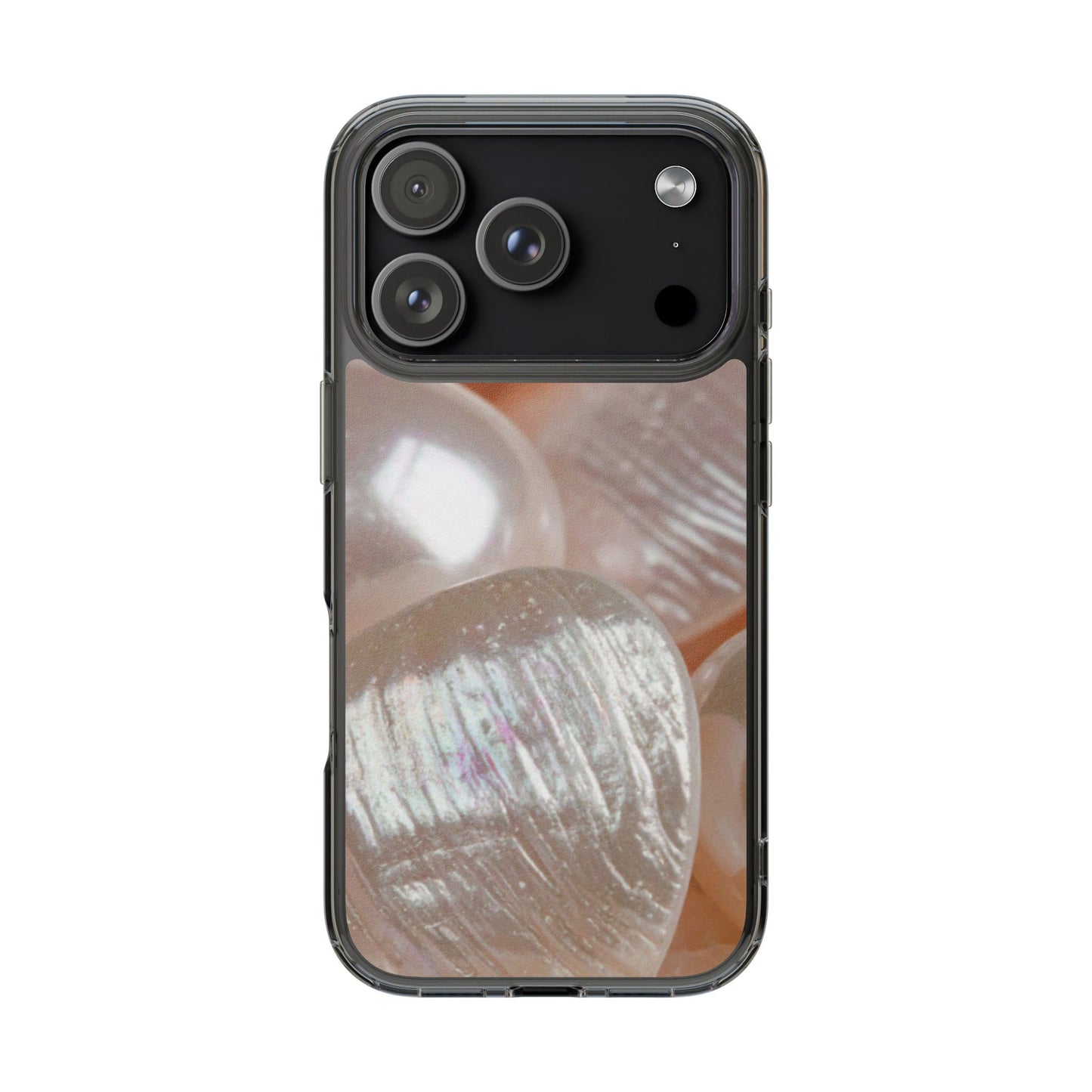 Clear Phone Case – Blush Pearl