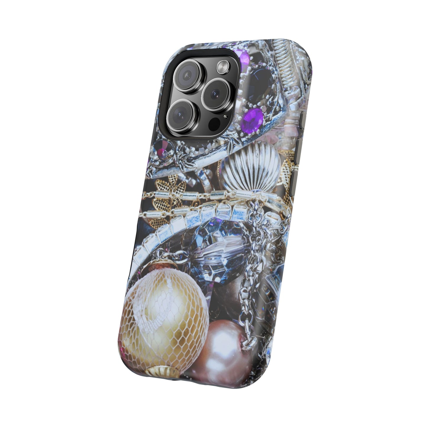 Wireless-Charging Compatible Case – Chrome Jewel