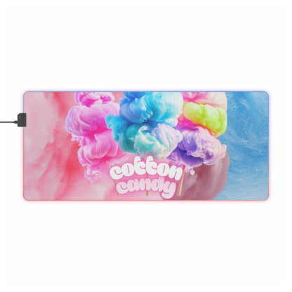 Gaming LED Desk Mat – Cotton Candy Dream