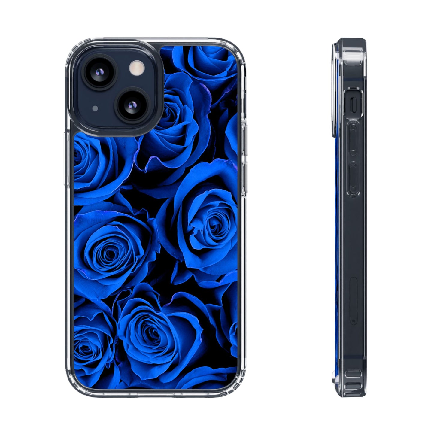 Clear Phone Case – Midnight Bloom