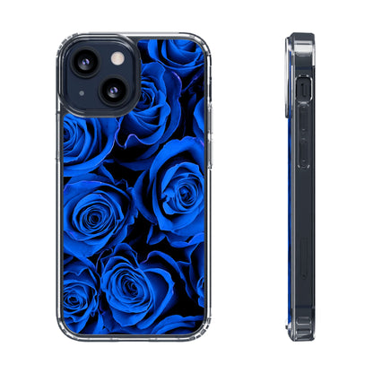 Clear Phone Case – Midnight Bloom