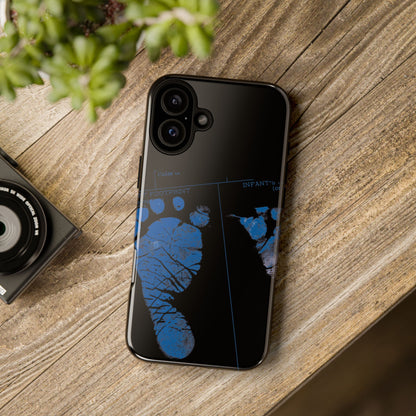 Protective Phone Case – Mom’s Little Blue Footprints