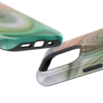 Impact-Resistant Phone Case – Marble Flow