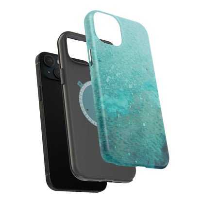 Wireless-Charging Compatible Case – Sea Glass