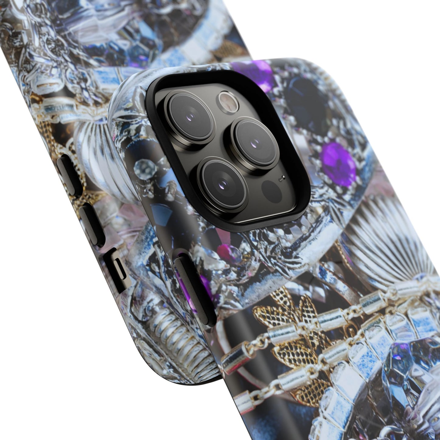 Protective Magnetic Phone Case – Chrome Jewel