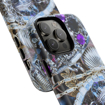 Protective Magnetic Phone Case – Chrome Jewel