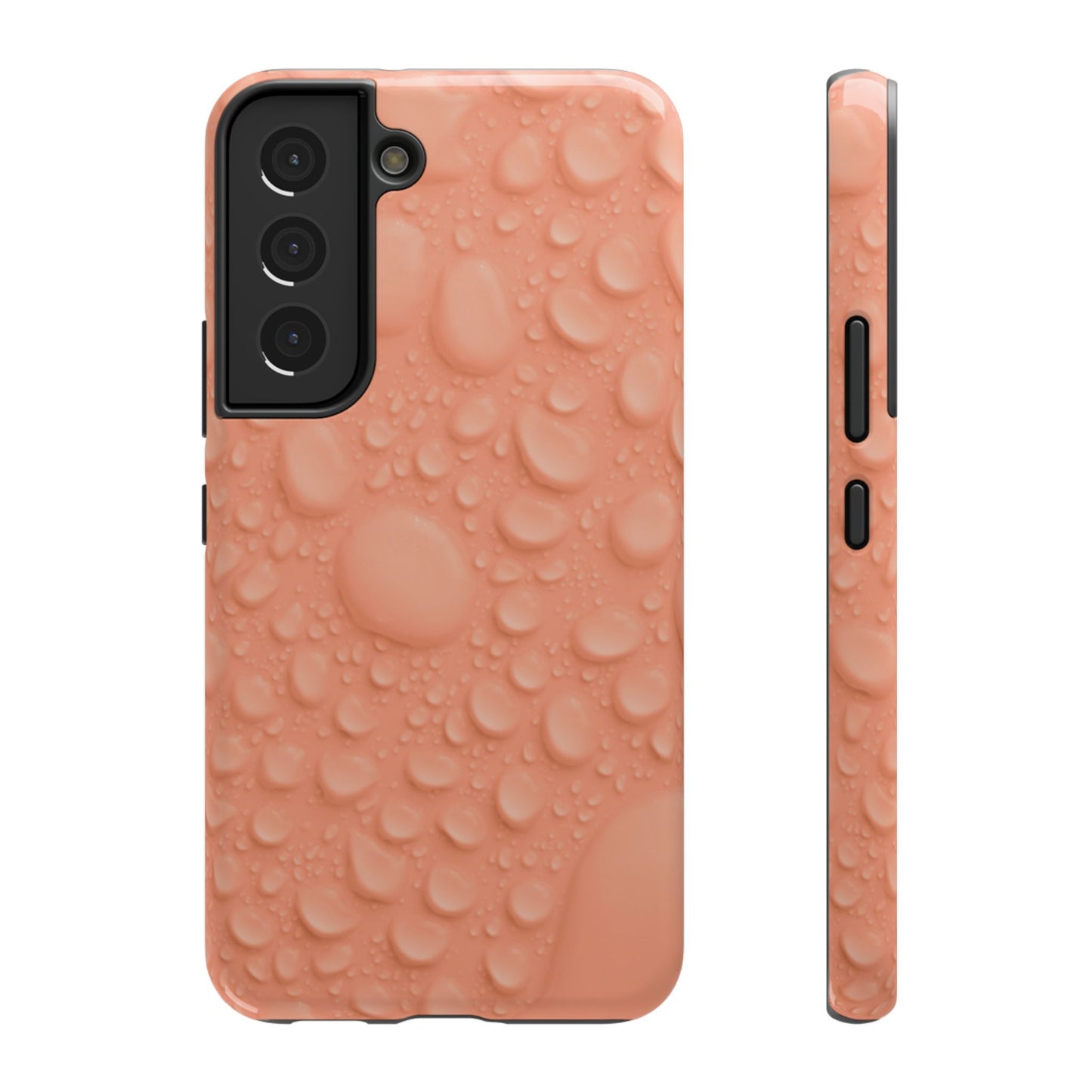 Impact-Resistant Phone Case – Apricot Rain