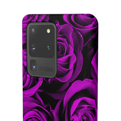 Snap Phone Case – Amethyst Roses