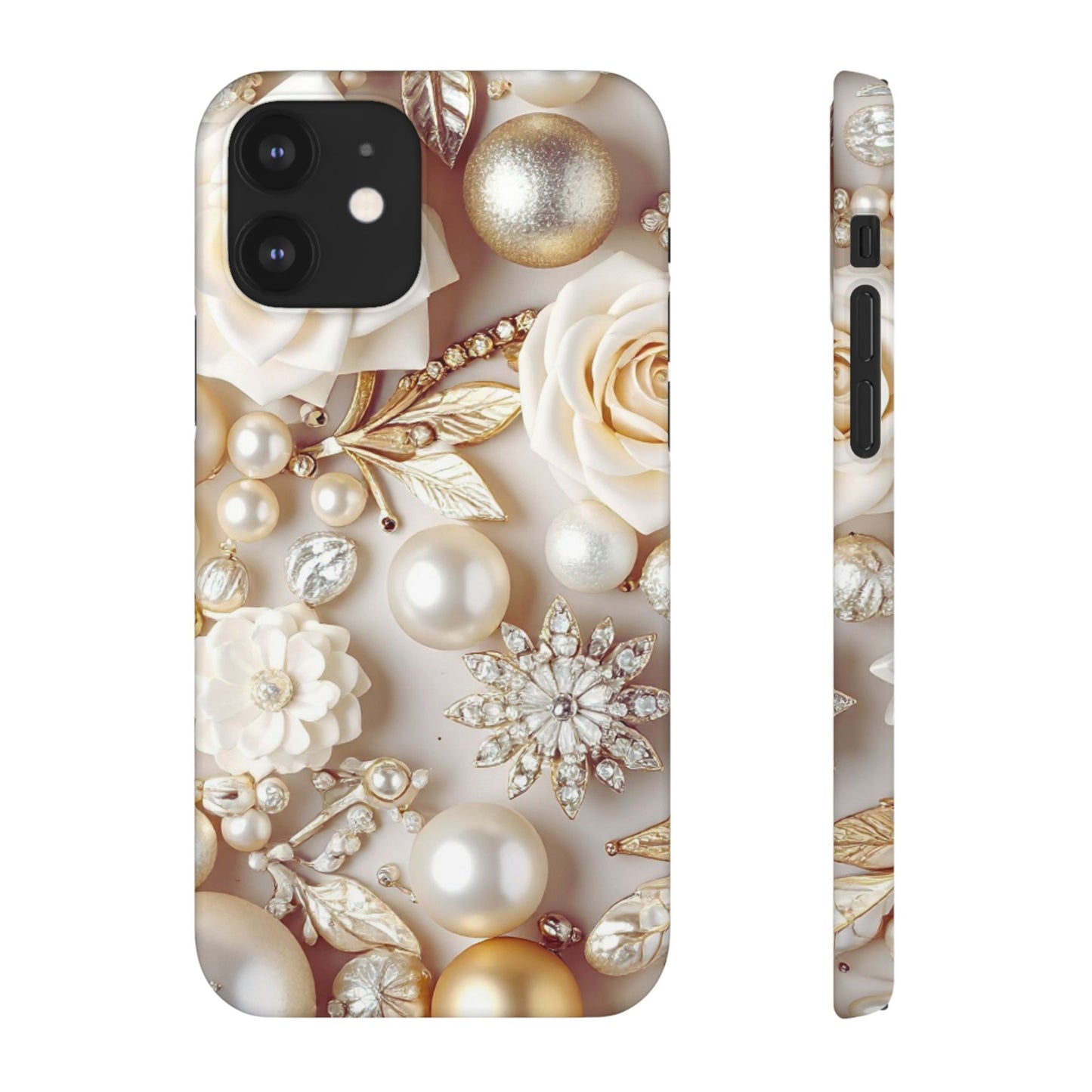 Snap Phone Case – Ivory Opulence