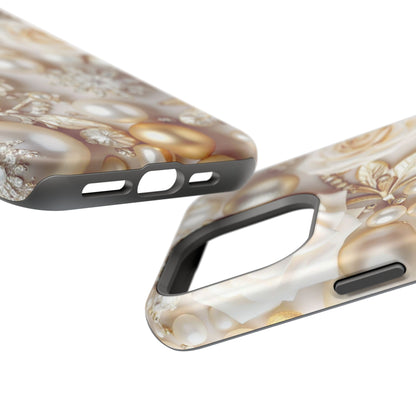 Impact-Resistant Phone Case – Ivory Opulence