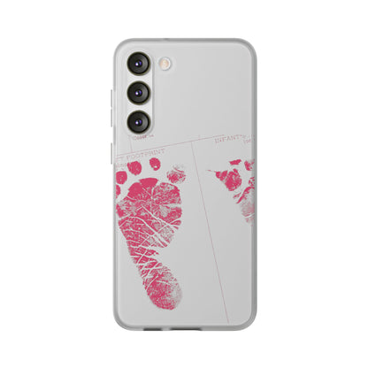 Flexi Case – Mom’s Little Pink Footprints