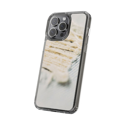 Clear Phone Case – Woven Warmth