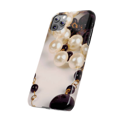 Slim Phone Case – Noir Pearl