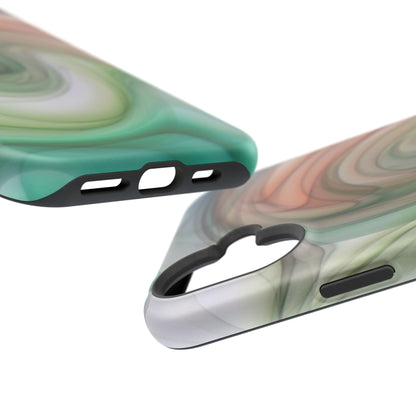 Impact-Resistant Phone Case – Marble Flow