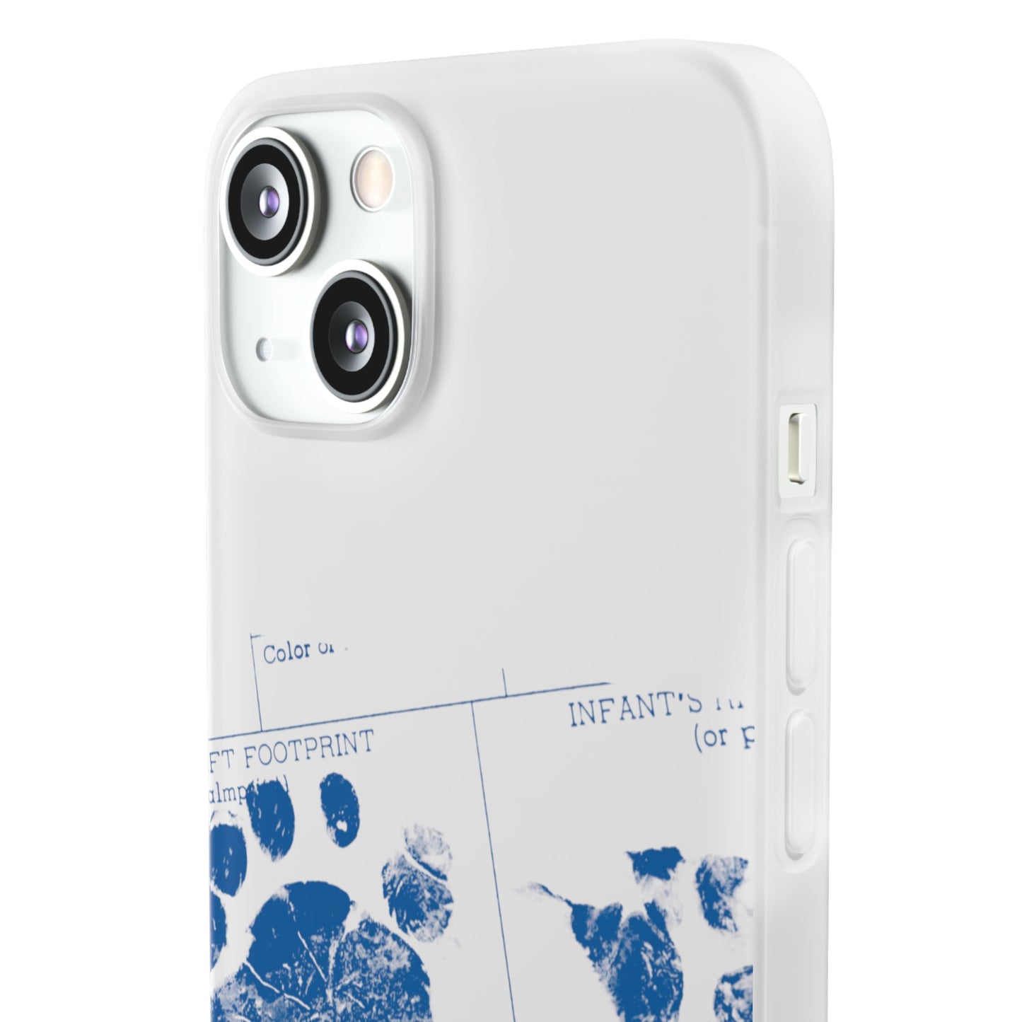 Flexi Case – Mom’s Little Blue Footprints